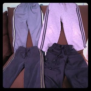 Barley worn size 4T sweatpants, all name brand!